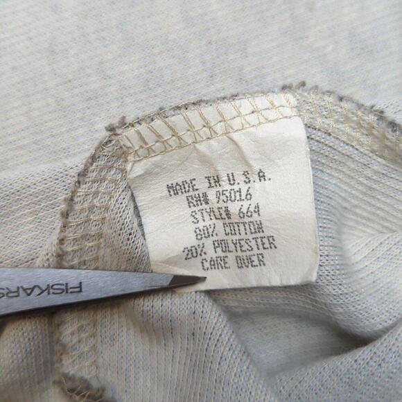 Straight Down V Neck Vest Men's XL Gray Stretch Cotton Blend Golf Casual Preppy - Picture 7 of 8